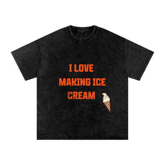 Couples Tee “I LOVE MAKING ICE CREAM”