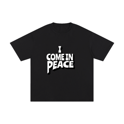 Couples Tee “I COME IN PEACE”