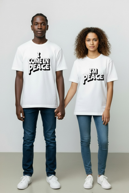 Couples Tee “I’M PEACE”