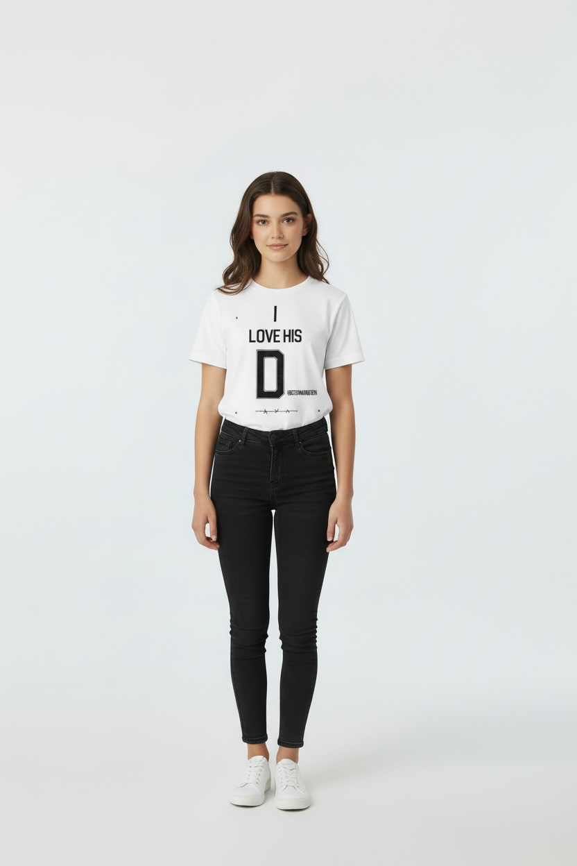 Couples Tee “I LOVE HIS D”