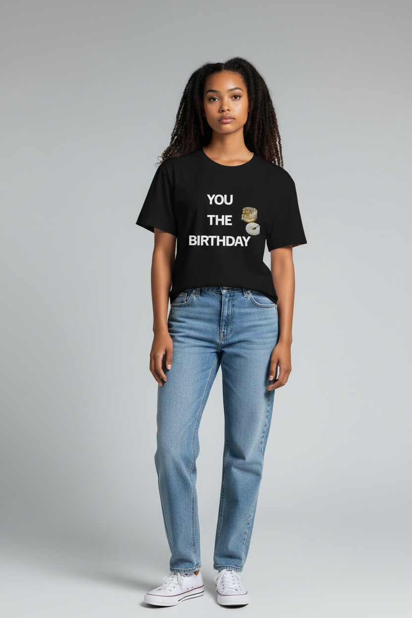 Funny Tee “YOU THE BIRTHDAY”