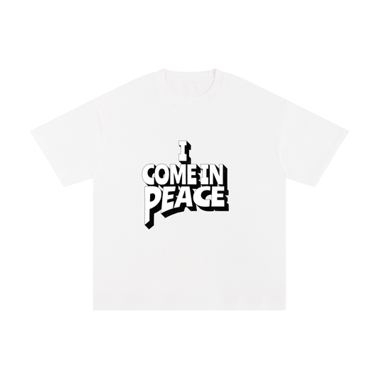 Couples Tee “I COME IN PEACE”