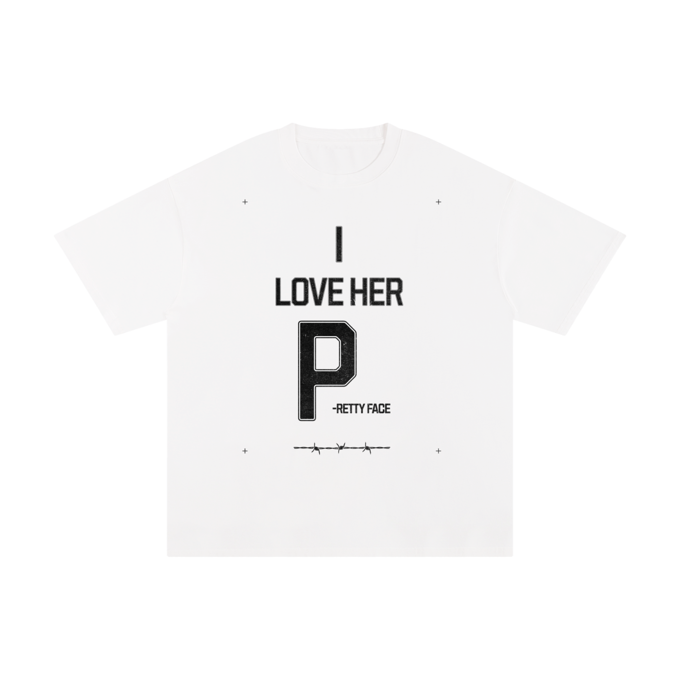Couples Tee “I LOVE HER P”