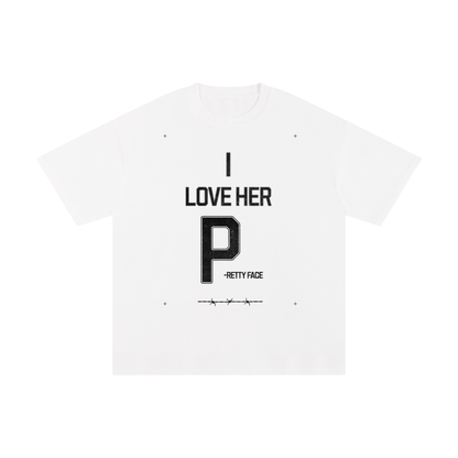 Couples Tee “I LOVE HER P”
