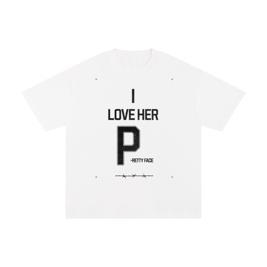 Couples Tee “I LOVE HER P”