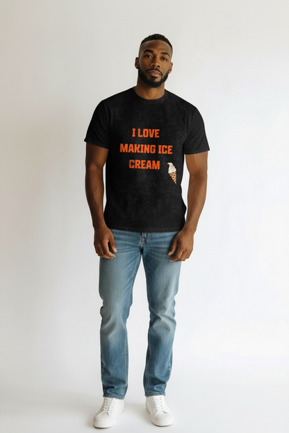Couples Tee “I LOVE MAKING ICE CREAM”